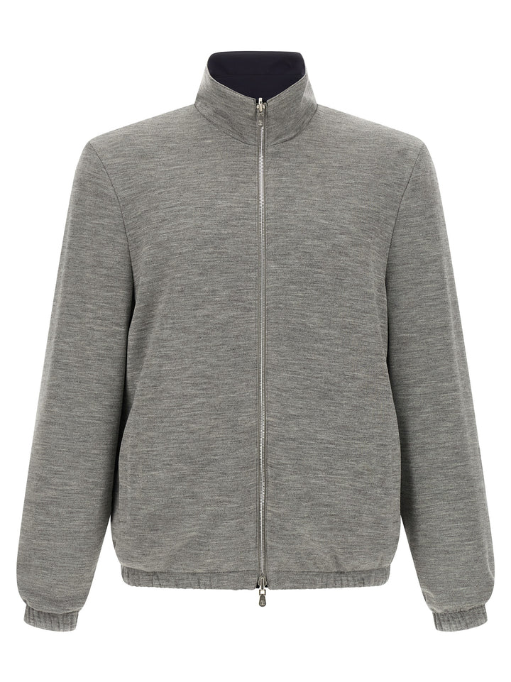 Brunello Cucinelli Reversible Jacket Puffer Jackets - Multicolor | 97d4d696515e49d74244e0a2222486a6fc4ee06f