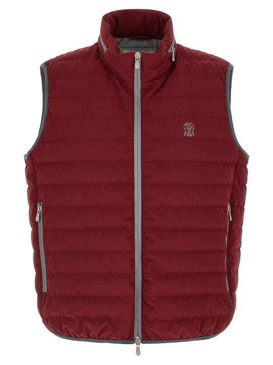 Logo Vest Gilet Red