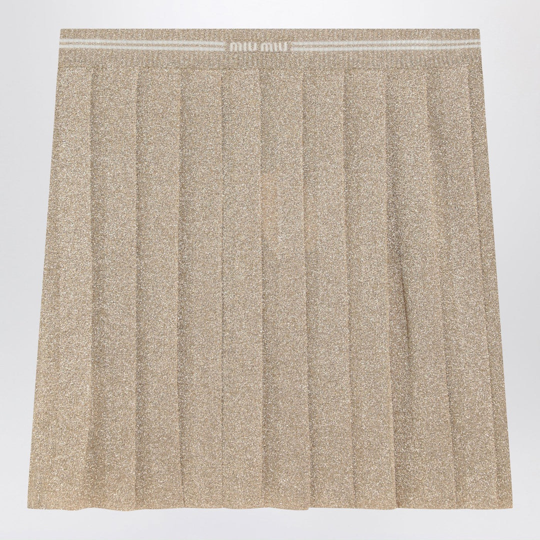Miu Miu Skirts - Metal | 25a8ea46e2b40bc565337f19b6ca46ab453a5736