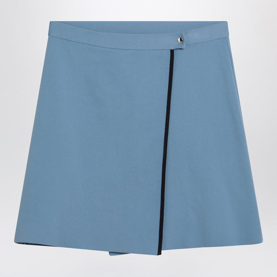 Light Blue Skirt In Technical Yarn