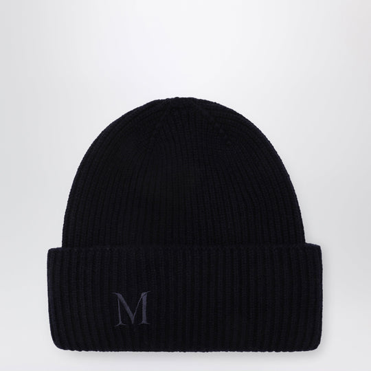 Blue Beanie In Cashmere