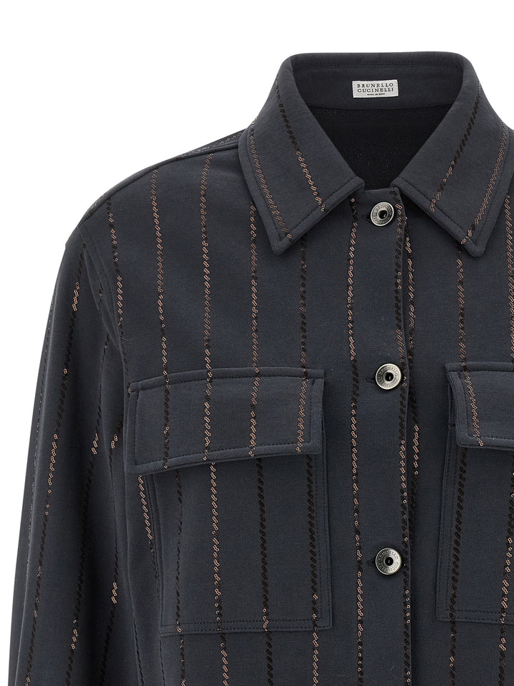 Brunello Cucinelli Sweatshirt Sweaters and Cardigans - Blue | cf72882377a4099d95314195f1281fc61f39a26e