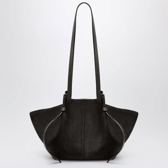 Mochi Bag In Ganache Suede Leather