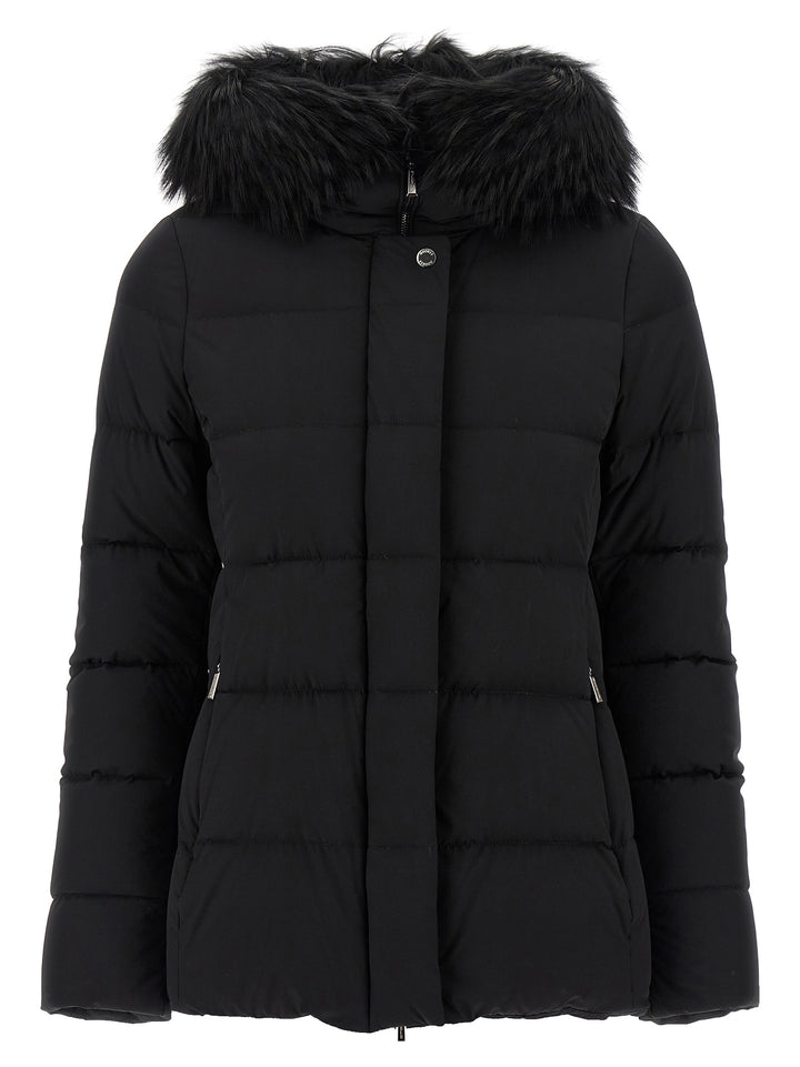 Moorer Kilie Puffer Jackets - Black | 5ea25057e06bd971d8be7bcfaf4bc36badb411b7