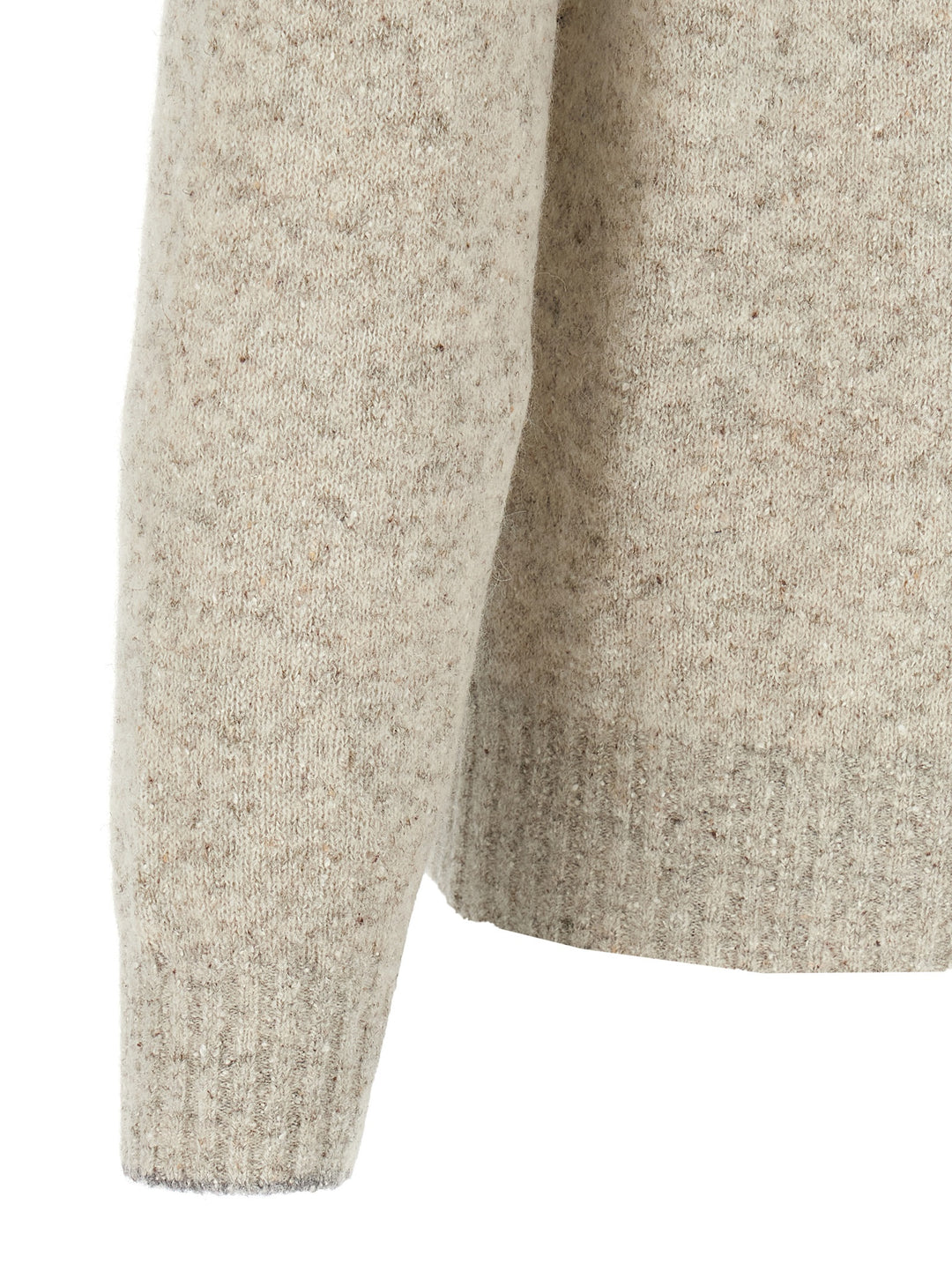Brunello Cucinelli Buttoned Yarn Sweater Sweaters and Cardigans - Gray | 5d8953c3e8932d8356aa74aed98a31253e76fa14