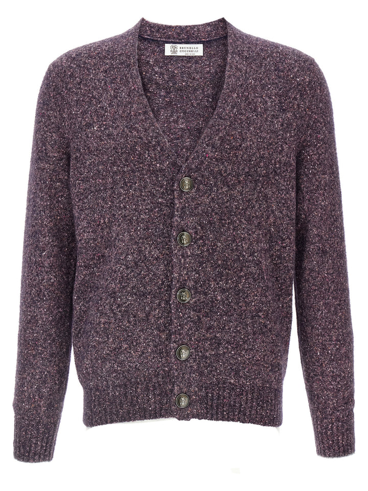 Brunello Cucinelli Buttoned Cardigan Sweaters and Cardigans - Purple | fffb4605ffbd7ae9bd1f64a4d26e6d9a27c5a2e4