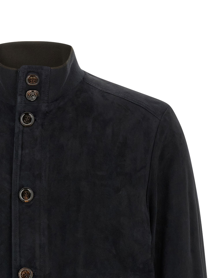 Moorer Carlos Puffer Jackets - Blue | 842e658b567349e3adf6283b827423b188eaafdc