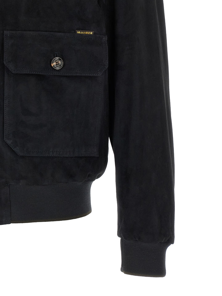 Moorer Carlos Puffer Jackets - Blue | f9d54031797e1aadbb7e4477398b4ffda15f6fa1