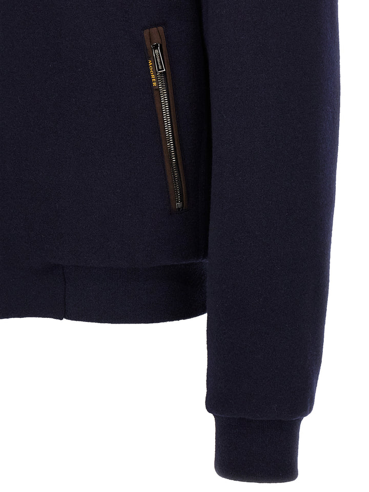 Moorer Bellati Puffer Jackets - Blue | a7ede95c54e3a45994e39f9e9c92be90d3f52d4b