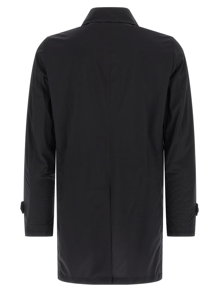 Moorer Vittor-Ac Coats and Trench Coats - Blue | 80480b50641535f1c492e7d2c69e8575d29f3dea