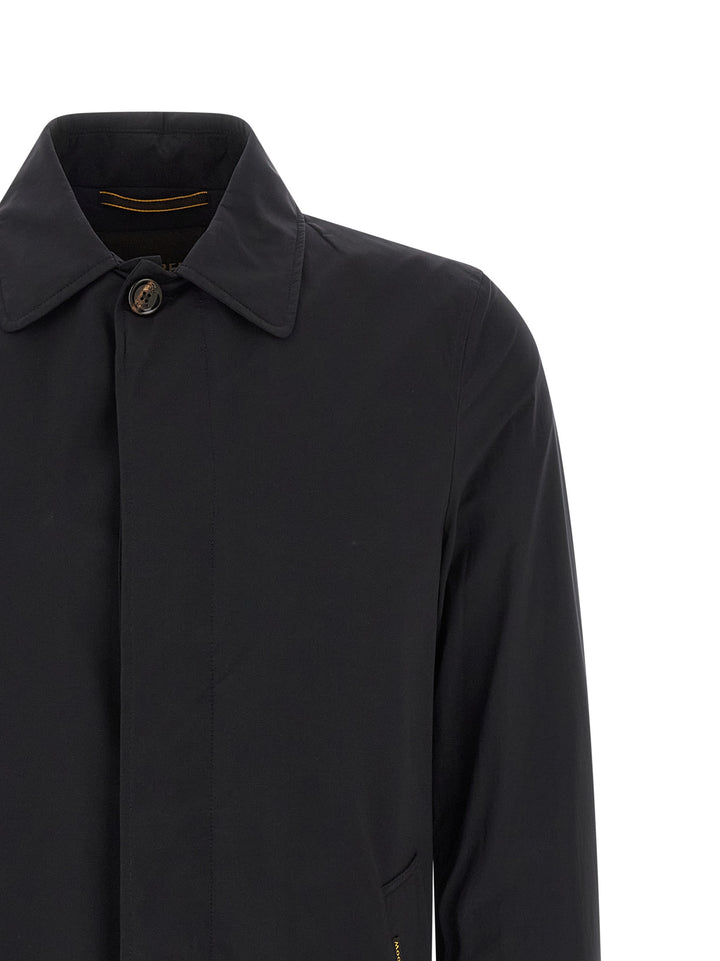 Moorer Vittor-Ac Coats and Trench Coats - Blue | 5022c904d9a1734efb87b9645d97bc6918bea72f