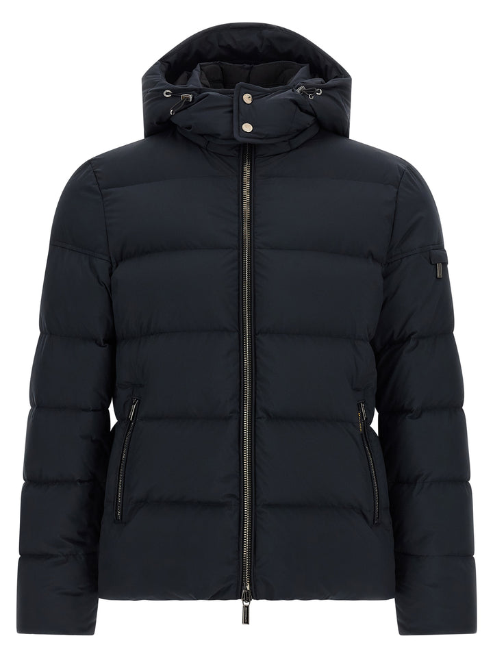 Moorer Brett Puffer Jackets - Blue | cd4e1d84d0a16bdae5f0e18ed518a28b7db66a2f