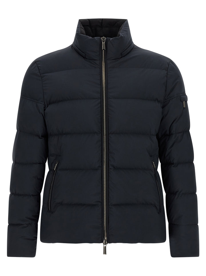 Moorer Brett Puffer Jackets - Blue | f0fd3a748c72551fe8578e5420b51f201340bf9a