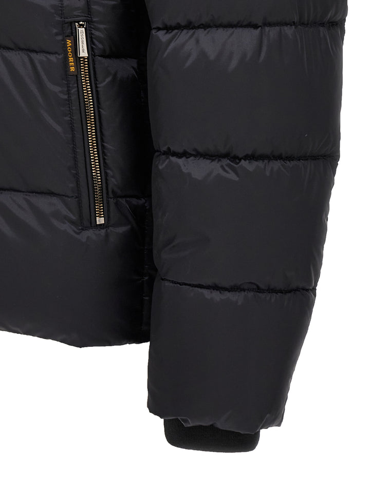 Moorer Brett Puffer Jackets - Blue | a33272a3b0ed6a7787ae96e9415dc5d8bc76b6cd