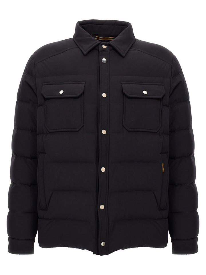 Moorer Veton Puffer Jackets - Blue | 2915f6b9f01bac8029a787c021d5830ab9f065e4