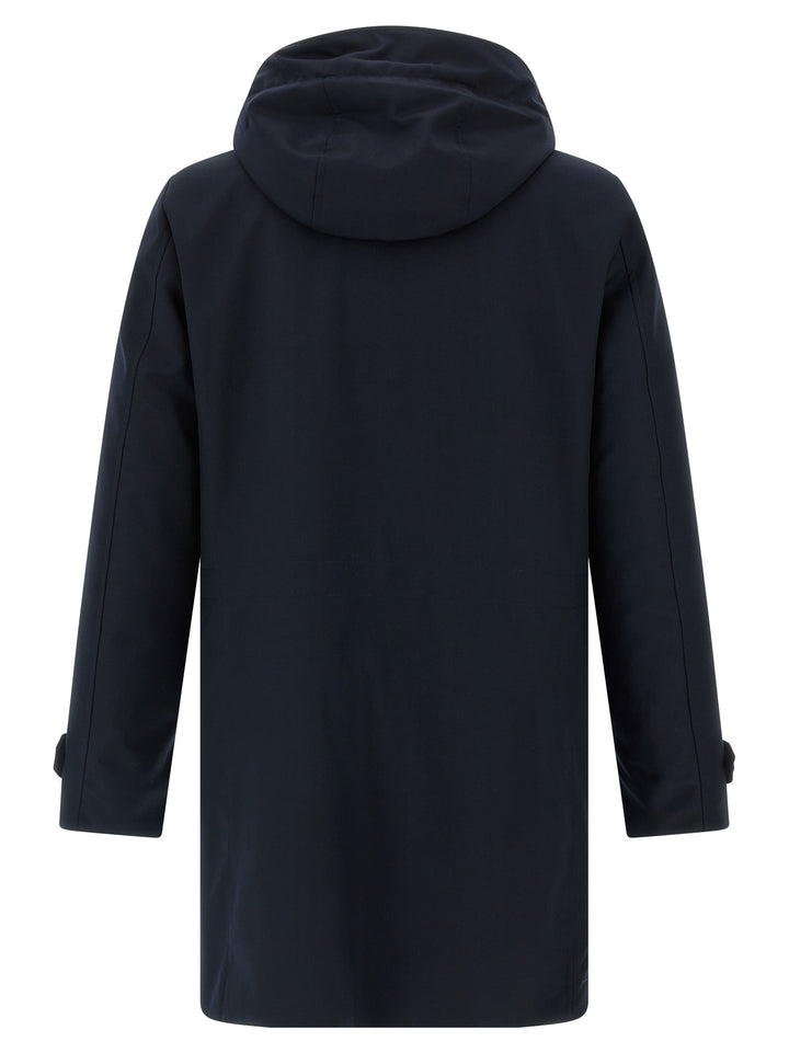 Moorer Elson Puffer Jackets - Blue | 8bb0539f66012550883f6e65b6a0fc537a77307e