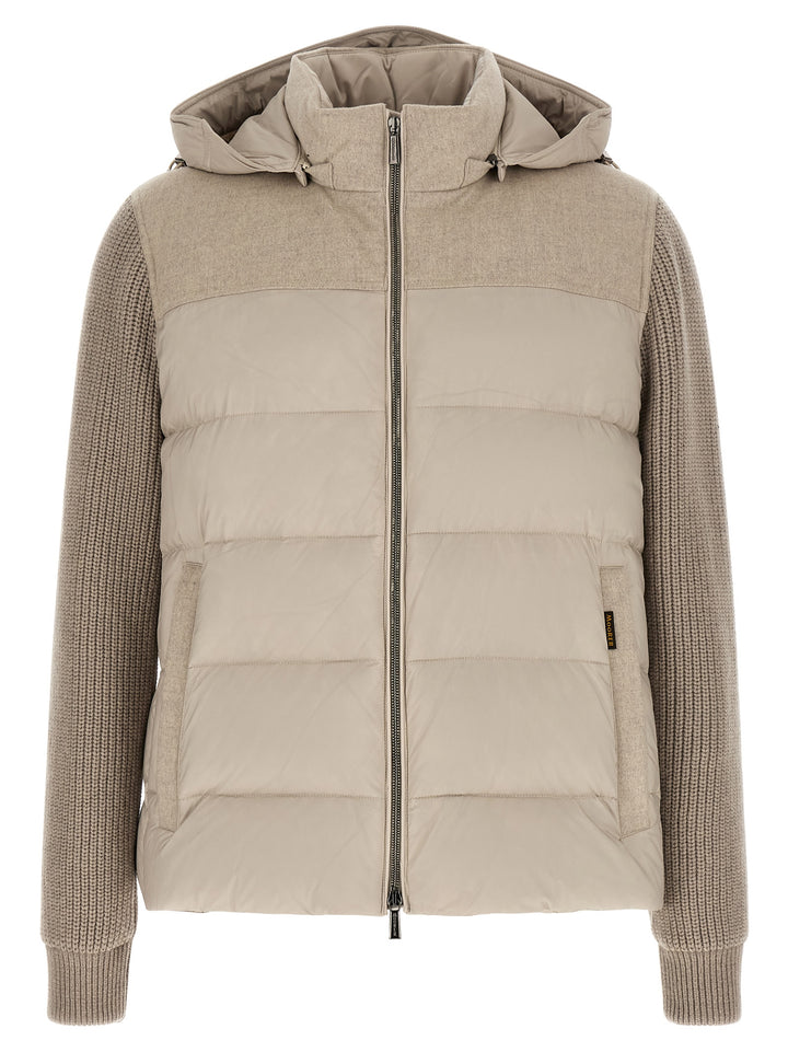 Moorer Allori Puffer Jackets - Beige | 06d4cd4883679a3258abbcb5955ffa8acb82684d