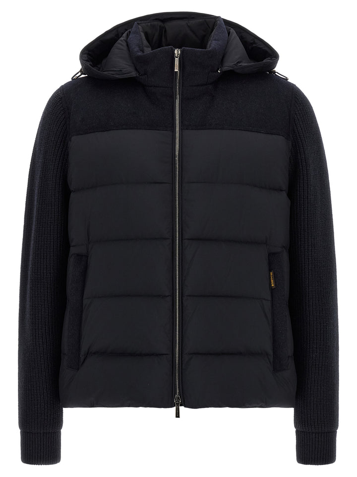 Moorer Allori Puffer Jackets - Blue | 0ff3540f424d7ddbd76cb38292a5bb59c35083b9