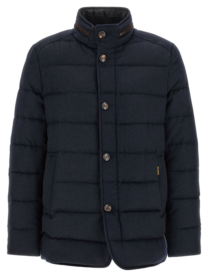 Moorer Nolde-Ls9 Puffer Jackets - Blue | 9c4481bd38a96c46b14442a981d2ba07c32ebc62