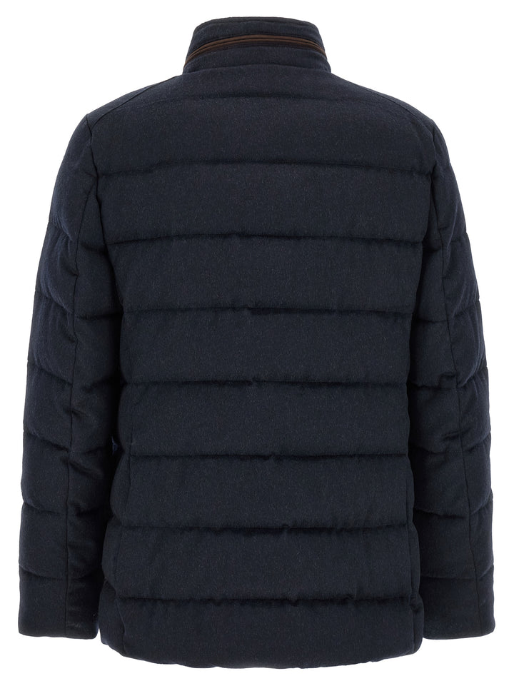 Moorer Nolde-Ls9 Puffer Jackets - Blue | f2ac1a66e7c254694d30b56b4ea0f6cc6e128343