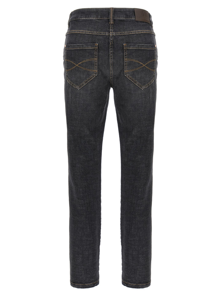 Brunello Cucinelli Skinny Jeans - Black | c52ec7f909b7eadb0bb2c53e76a2b90a96efc67b