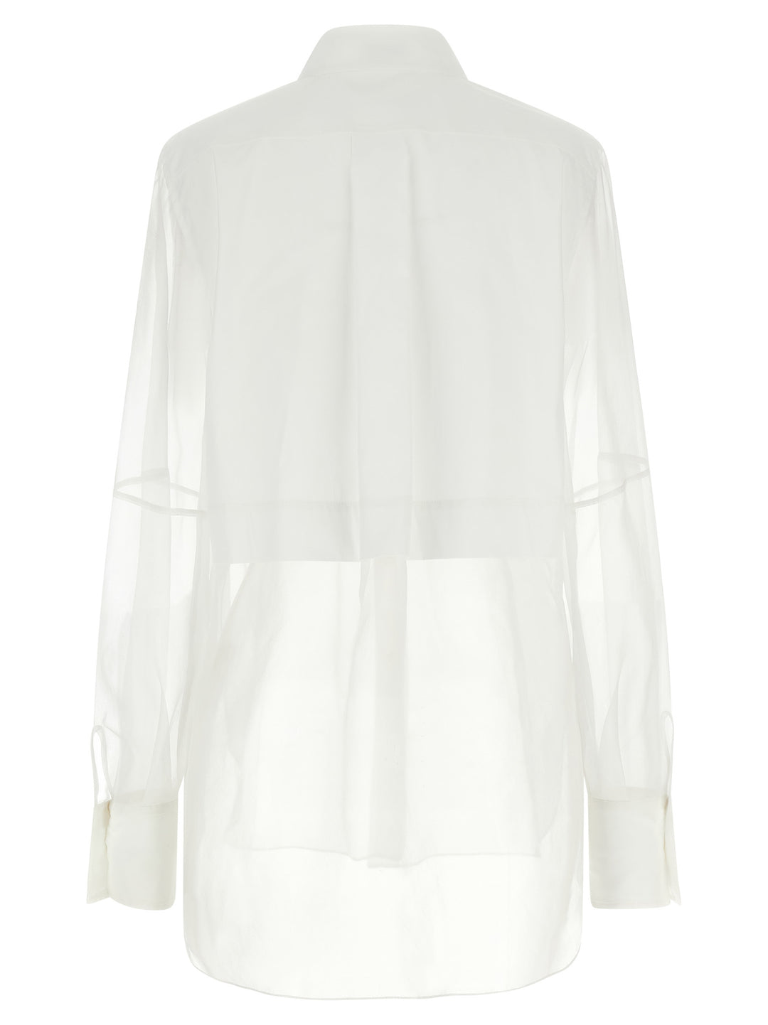 Brunello Cucinelli Double Layer Shirt Shirt and Blouse - White | e71dde0b4e54c7f3be0bff00fc2c073b360a38d3