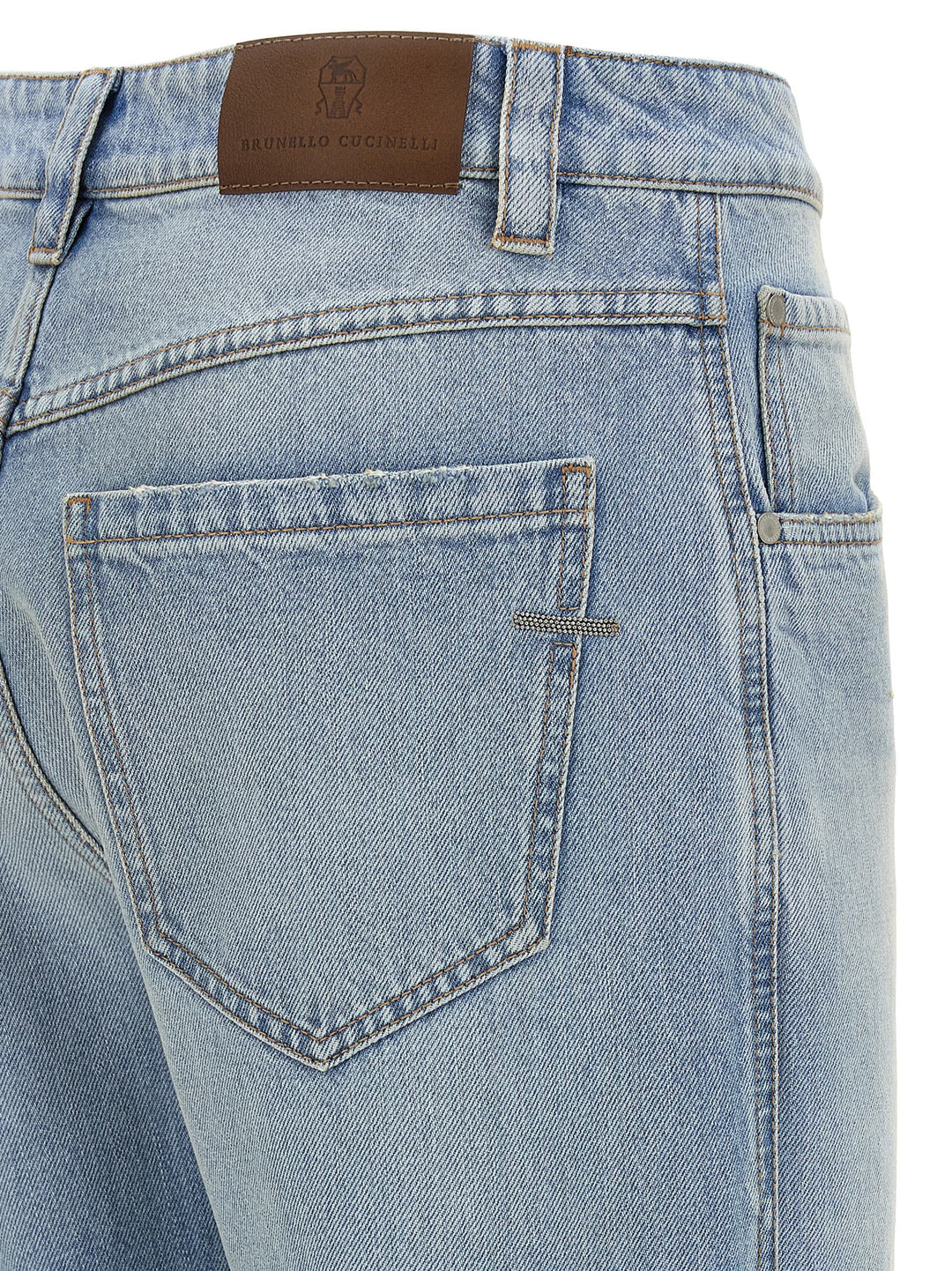 Brunello Cucinelli Straight Leg Jeans - Light Blue | be741cfd18b3f5aac08352157760d7df15cc8abf