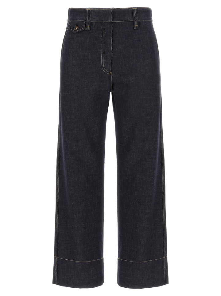 Brunello Cucinelli Sartorial Square Jeans - Blue | 74c5a697fdce1f0cce1ab2678ba100ba41d68a92