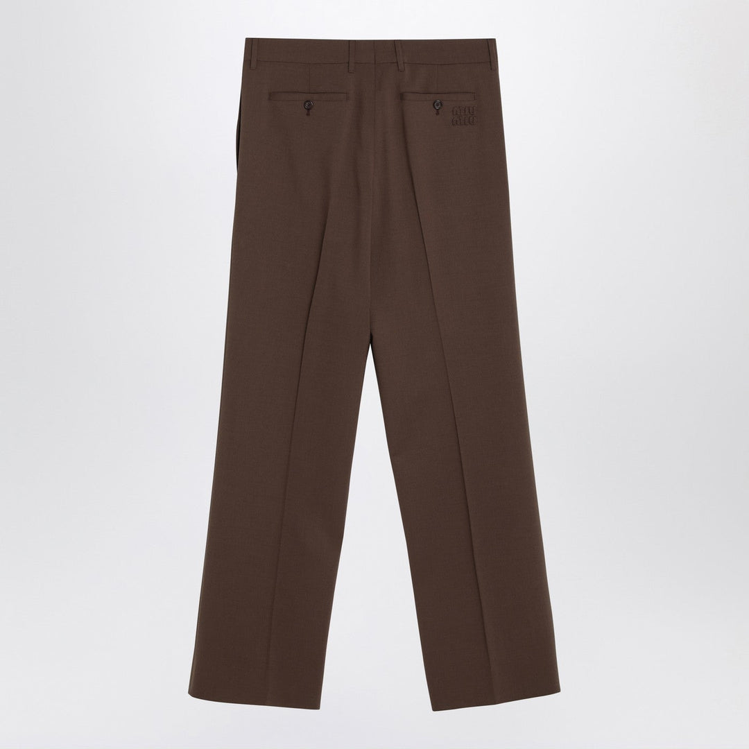 Miu Miu Pants - Brown | d8eaa560c354d3728daaa6bc1f22173f6243f118