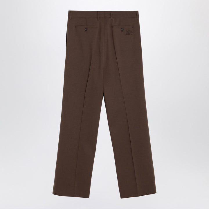 Miu Miu Pants - Brown | d8eaa560c354d3728daaa6bc1f22173f6243f118