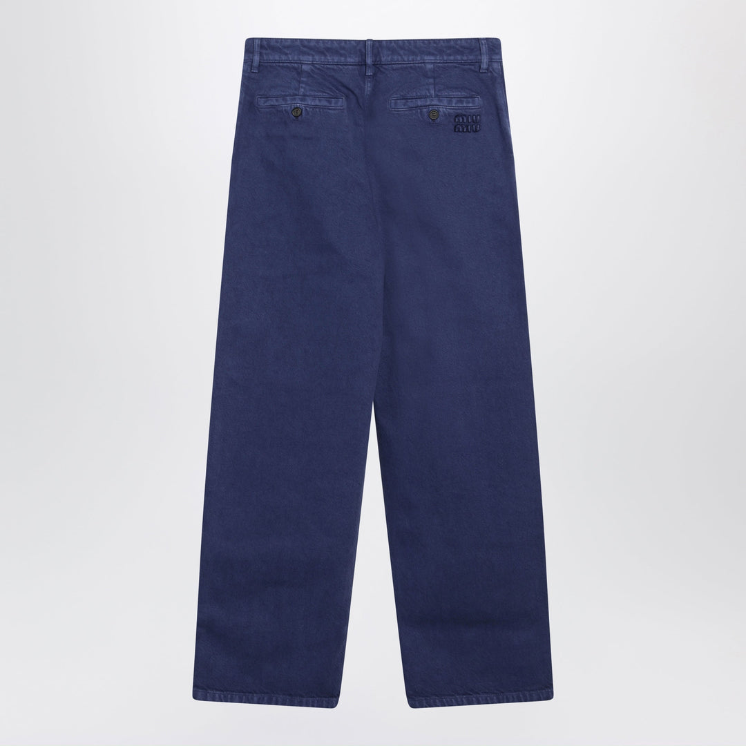 Miu Miu Pants - Blue | 3753dec311fd4bb8ed7edf1ec918b60507e8ef8d