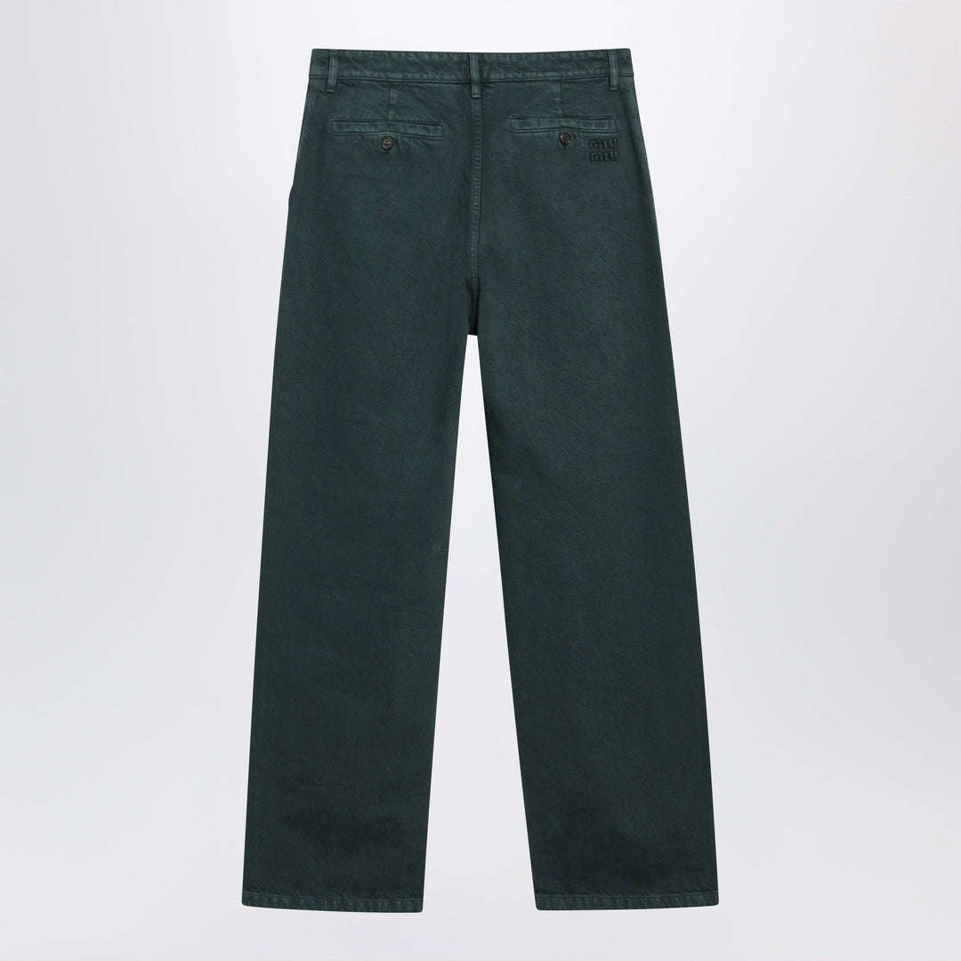Miu Miu Pants - Green | a907a71dc3dcb474241fb1e9f89402ed10d43bdd