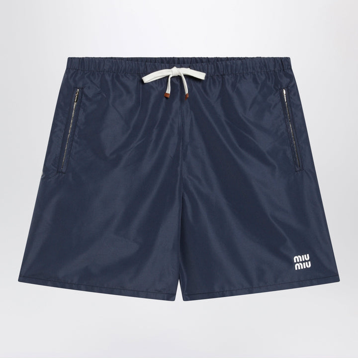 Miu Miu Shorts - Blue | 2873c1a8bde6e2cc49d0c4c3c921011fdd83a709