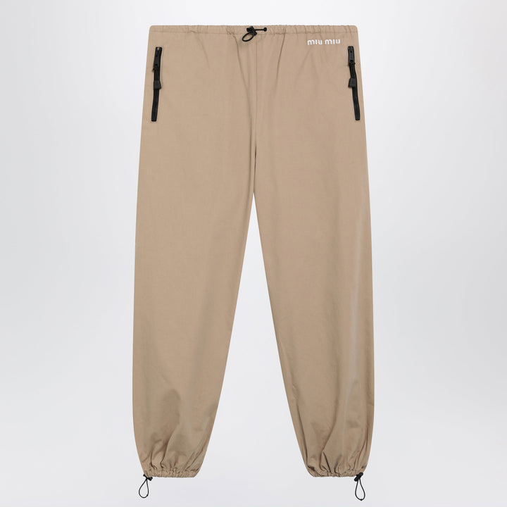 Miu Miu Pants - Beige | d2dcc397d689c887cf0cbb663ab6fb27271e8e24