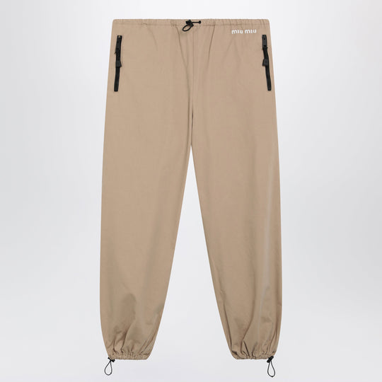 Beige Gabardine Pants