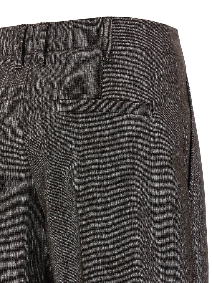 Brunello Cucinelli Lurex Pants - Brown | a8162c7ec917e15eaa05f9ee6adad88bf849ae5e