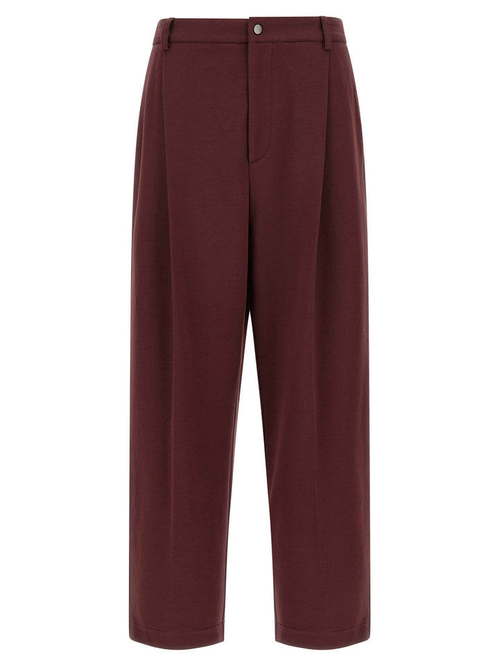Brunello Cucinelli Crop Pants - Bordeaux | 489e4de376c3ce370424552218d8019d5af0874a