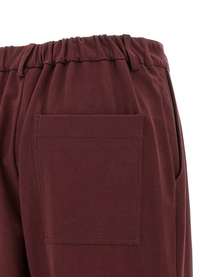Brunello Cucinelli Crop Pants - Bordeaux | a341caf7b8b6c16efd660158b379436e4670bd4a