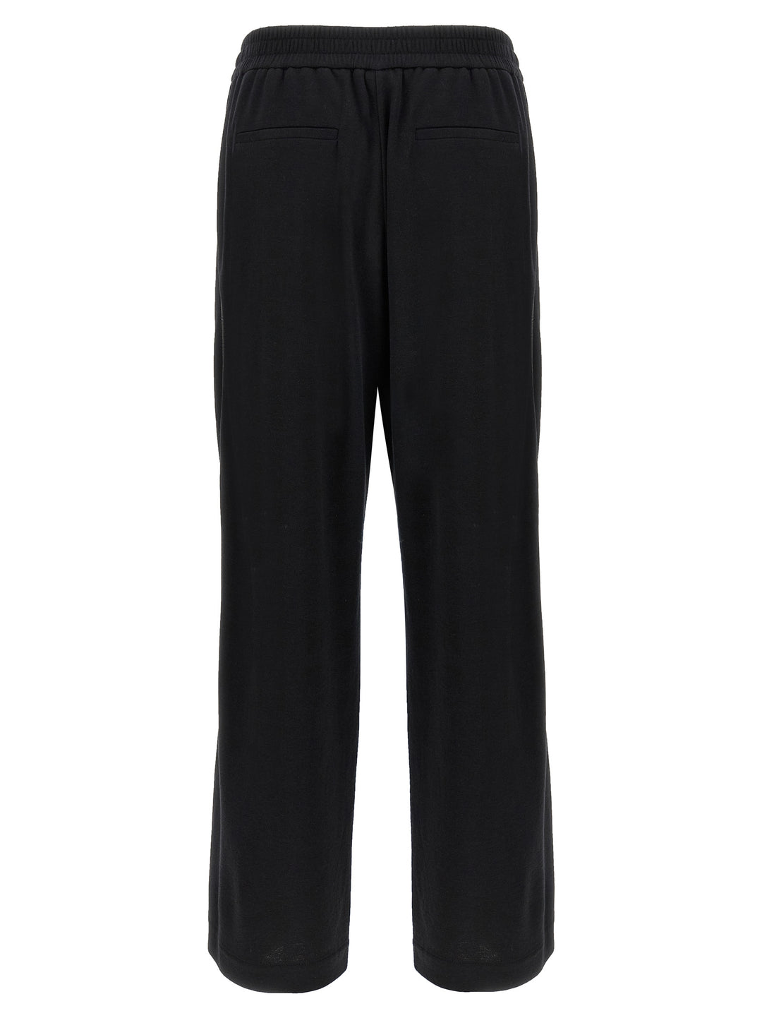 Brunello Cucinelli Shiny Trims Pants - Black | 8c50208c15f2de632611d4a3bd7ece25af67b413