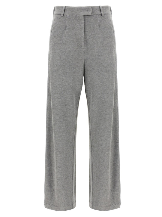 Lamé Pants Silver