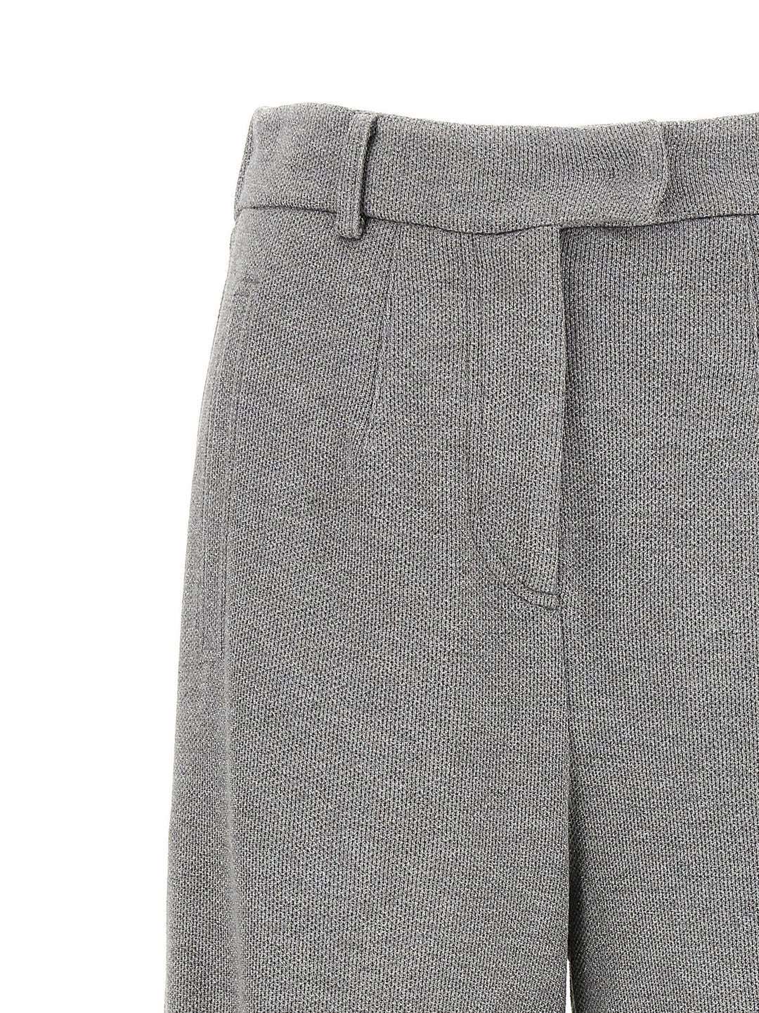 Brunello Cucinelli Lamé Pants - Silver | bc7fb1e2d65fd38d70cdfb11bd775bc64138a2ba