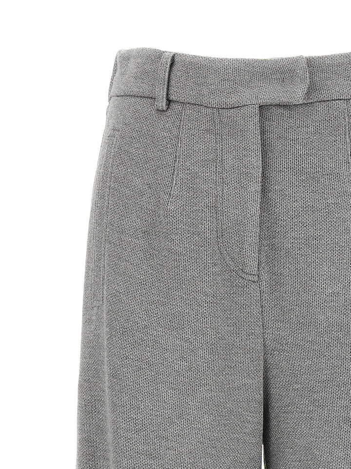 Brunello Cucinelli Lamé Pants - Silver | bc7fb1e2d65fd38d70cdfb11bd775bc64138a2ba