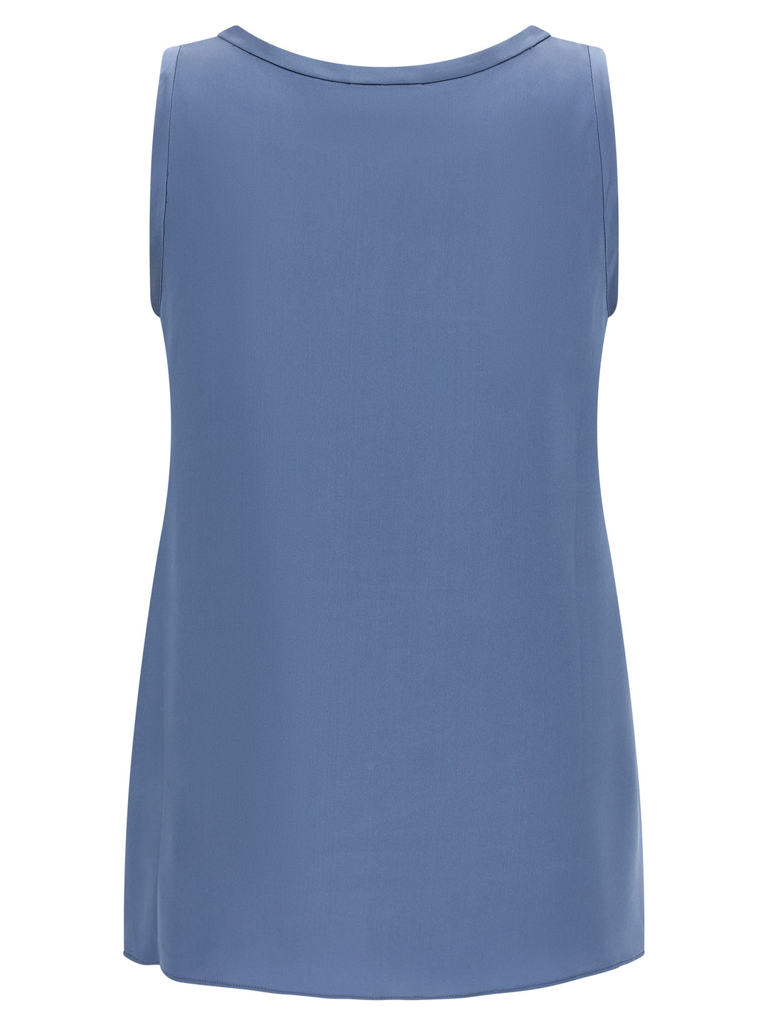 Brunello Cucinelli Satin Top Tops - Blue | 87a4ef72a4144a68c5ed23e938a38e62532bcd5c