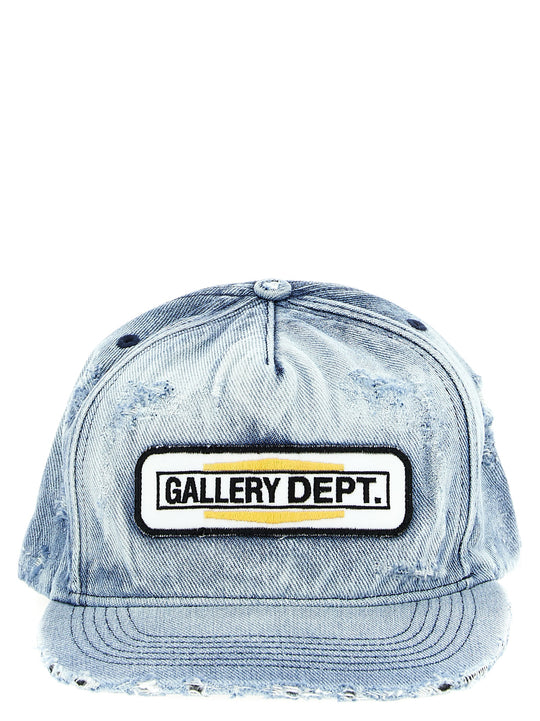 Mechanic Patch Hats Light Blue