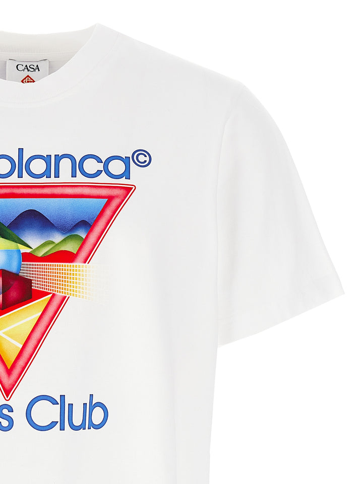 Casablanca Tennis Club Icon T-shirt - Multicolor | df77cd3850ad6c8af414ec70a50522139d93f6dc