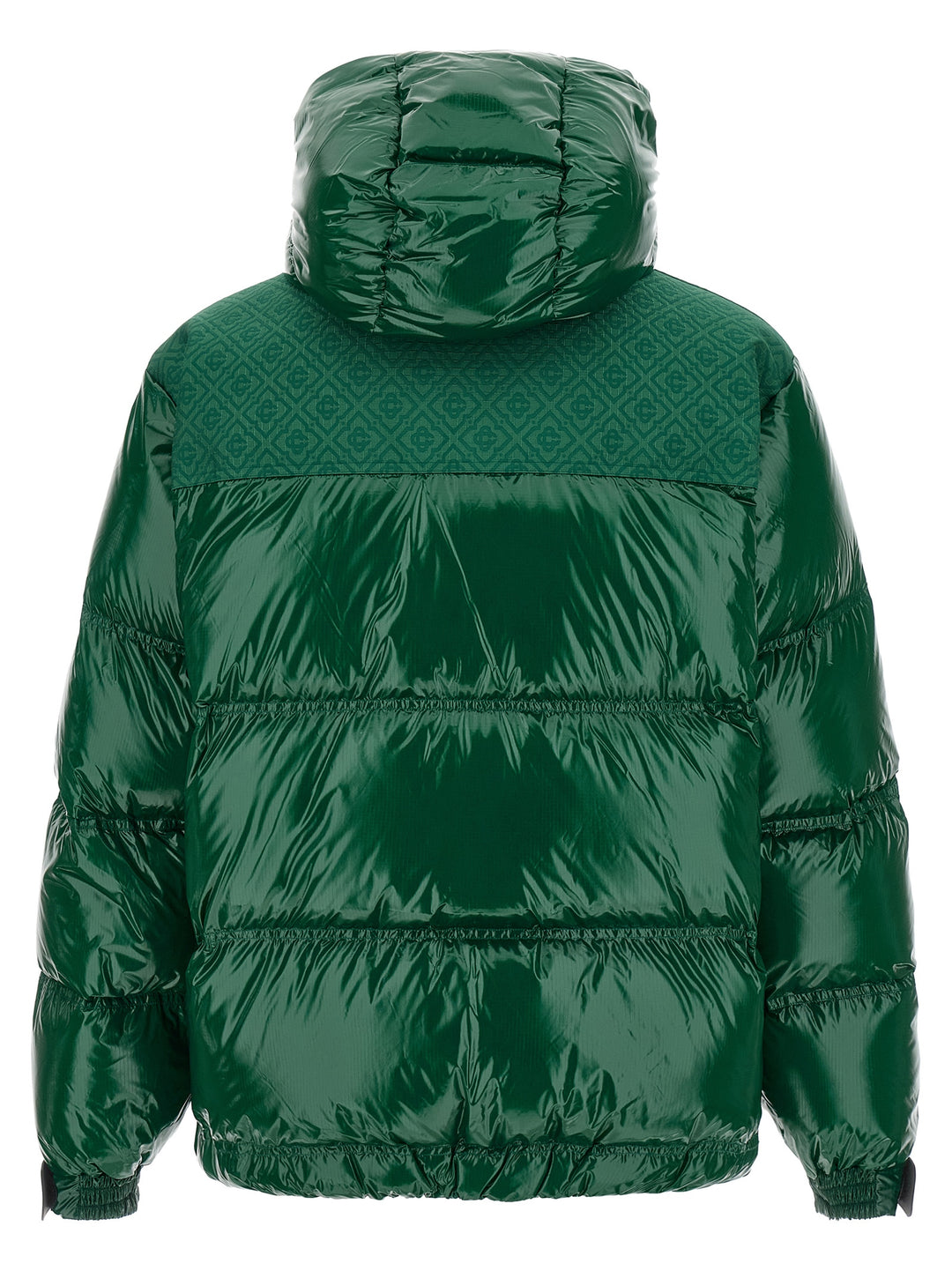 Casablanca Nylon Puffer Puffer Jackets - Green | 680d3b6b69166cb5502bd5709eb3c47857be85cb