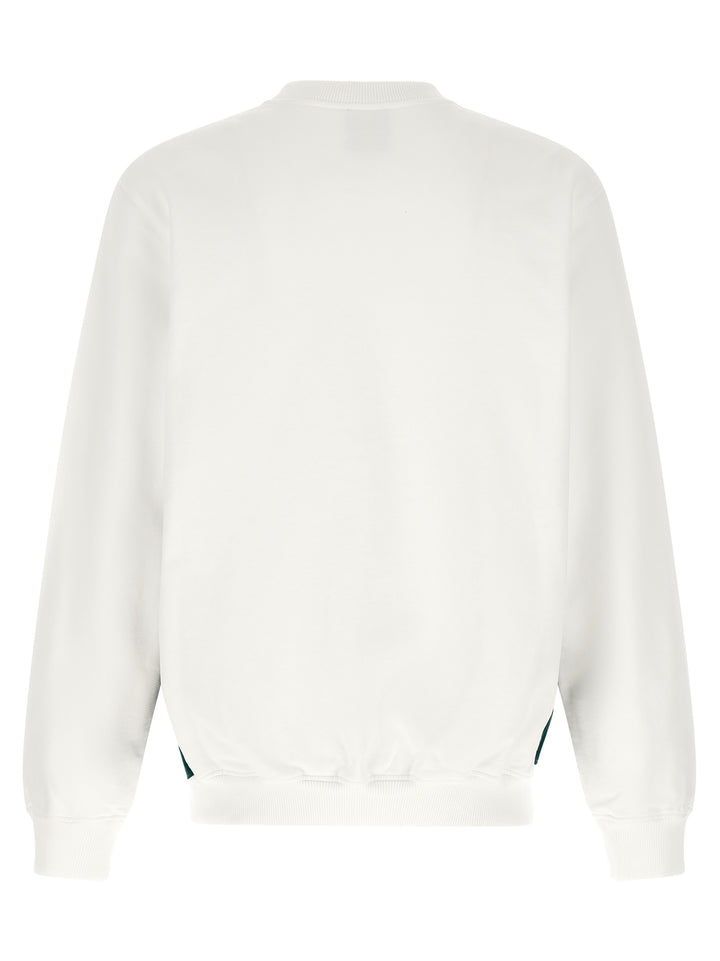 Casablanca Bouclé Embroidery Sweatshirt - Green | c691bef476ae5ed0ce60468443c165b0d11e18f7
