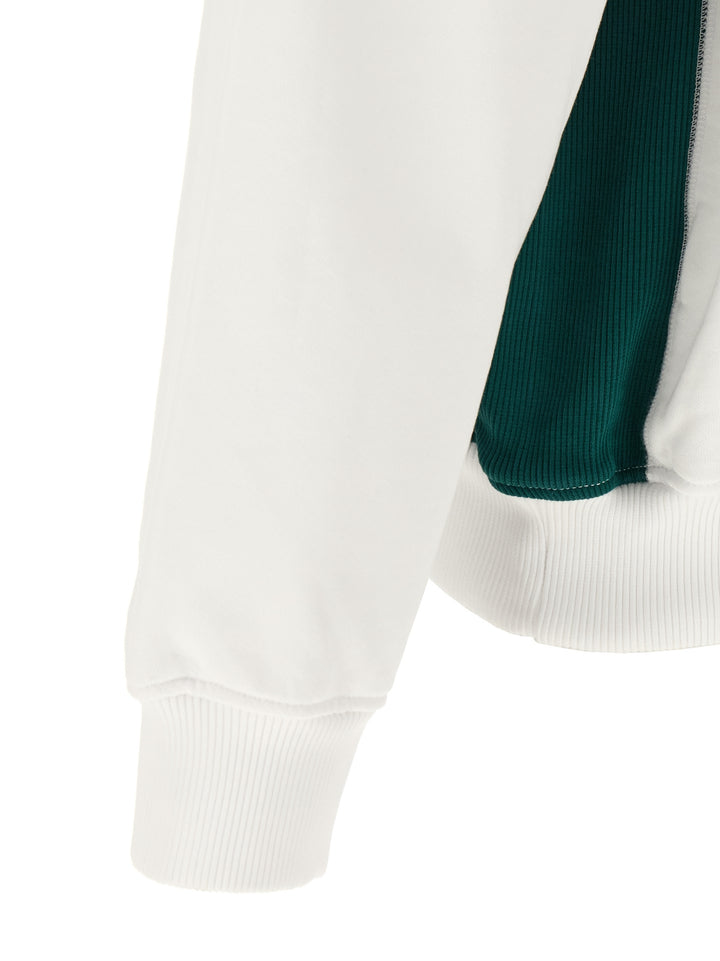 Casablanca Bouclé Embroidery Sweatshirt - Green | 64babff5258a65ebc76675afe258424a771a9f92