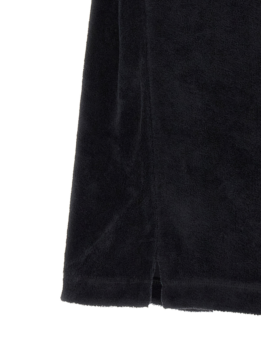 Casablanca Towelling Polo - Black | 034b17ce9c7c6daeef5954841f715849e346a6d6