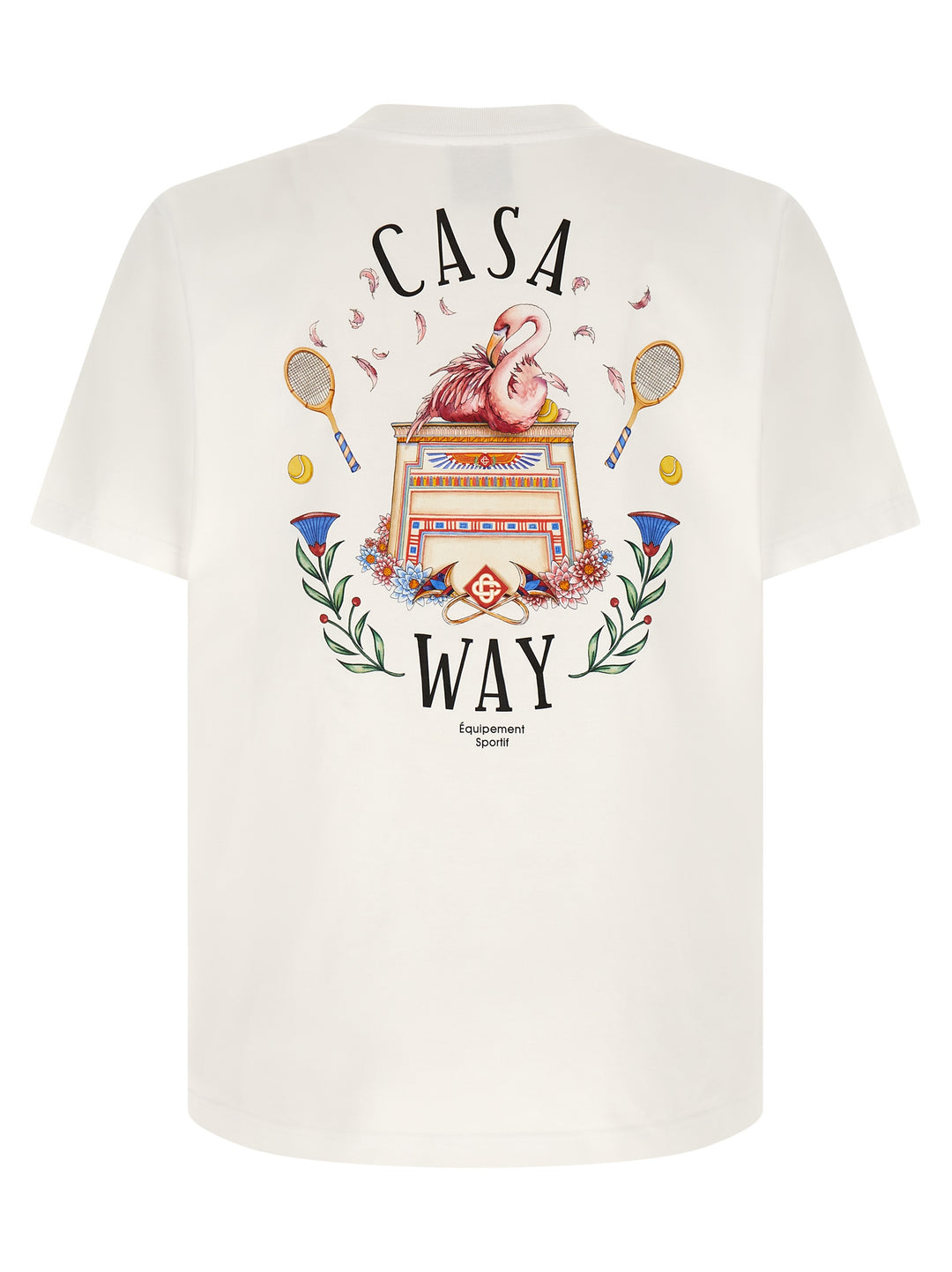 Casablanca Casa Way T-shirt - White | d7786d0a19d2a558ab9f6c32b55a9b8df1e5acd3
